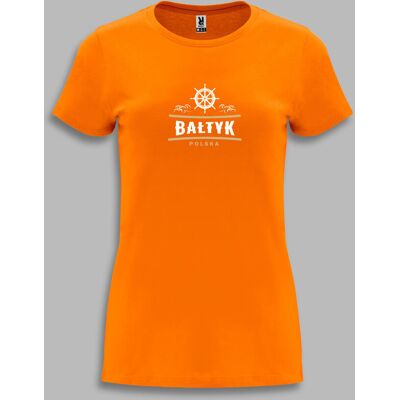 Inny producent Koszulka damska t-shirt damski na prezent Polska BAŁTYK Pomarańczowy XL Inny producent Koszulka damska t-shirt damski na prezent Polska BAŁTYK Pomarańczowy XL