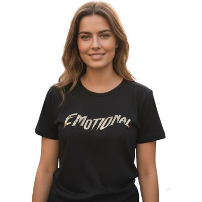 Koszulka damska Diesel Sily V26 czarna t-shirt z nadrukiem -M Koszulka damska Diesel Sily V26 czarna t-shirt z nadrukiem -M