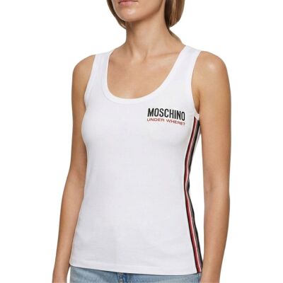 Love Moschino Koszulka damska Moschino Underwear Canotta biały top-M Love Moschino Koszulka damska Moschino Underwear Canotta biały top-M