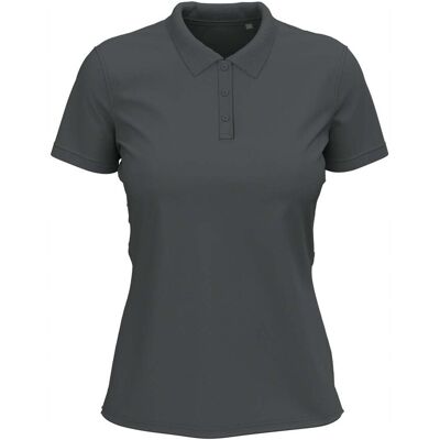 Koszulka damska polo bawełniana Polówka Stedman ST9740 Claire Slate Grey XS Koszulka damska polo bawełniana Polówka Stedman ST9740 Claire Slate Grey XS