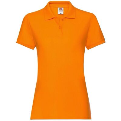 Koszulka damska Premium Polo Fruit of the Loom - Pomarańczowy XL Koszulka damska Premium Polo Fruit of the Loom - Pomarańczowy XL