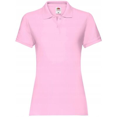 FRUIT OF THE LOOM Koszulka Damska Premium Polo Jasnoróżowy r. S FRUIT OF THE LOOM Koszulka Damska Premium Polo Jasnoróżowy r. S