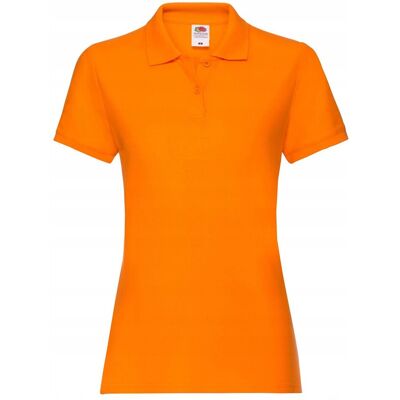 FRUIT OF THE LOOM Koszulka Damska Premium Polo Pomarańczowy r. 2XL FRUIT OF THE LOOM Koszulka Damska Premium Polo Pomarańczowy r. 2XL