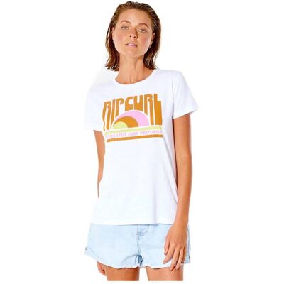 Koszulka damska Rip Curl - Surf Revival Standard Tee - White - L Koszulka damska Rip Curl - Surf Revival Standard Tee - White - L