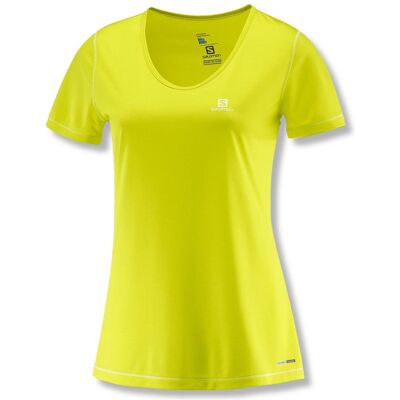 Koszulka damska Salomon Mazy SS Tee W z krótkim rękawem trekkingowa żółta-XL Koszulka damska Salomon Mazy SS Tee W z krótkim rękawem trekkingowa żółta-XL