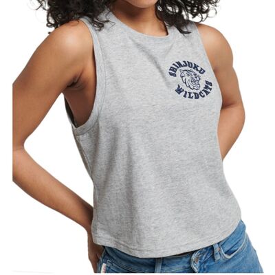 Koszulka damska Superdry Vintage Collegiate Tank bez rękawów -XS Koszulka damska Superdry Vintage Collegiate Tank bez rękawów -XS