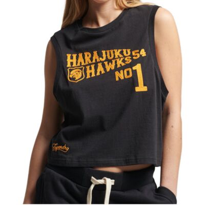 Koszulka damska Superdry Vintage Collegiate Tank bez rękawów -XS Koszulka damska Superdry Vintage Collegiate Tank bez rękawów -XS
