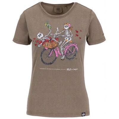 inna (Inny) Koszulka damska T-shirt Pit Bull CruisinAndBoozin brązowy M inna (Inny) Koszulka damska T-shirt Pit Bull CruisinAndBoozin brązowy M