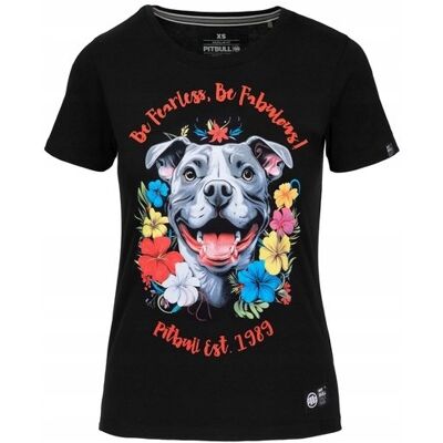 inna (Inny) Koszulka damska T-shirt Pit Bull Happy-Pit 2 czarna M inna (Inny) Koszulka damska T-shirt Pit Bull Happy-Pit 2 czarna M