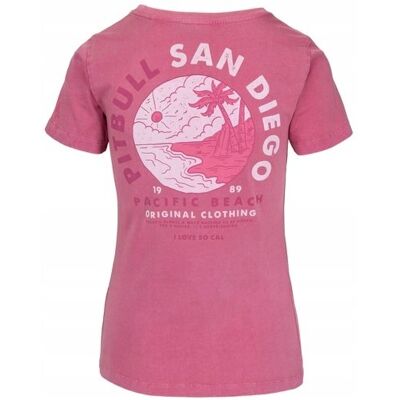 inna (Inny) Koszulka damska T-shirt Pit Bull Planet Surf sprany różowy XS inna (Inny) Koszulka damska T-shirt Pit Bull Planet Surf sprany różowy XS