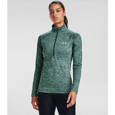 Koszulka damska Under Armour NEW TECH 1/2 ZIP - TWIST-S Koszulka damska Under Armour NEW TECH 1/2 ZIP - TWIST-S