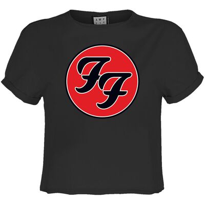 Koszulka Krótka Amplified Foo Fighters FF Logo Crop Top-S Koszulka Krótka Amplified Foo Fighters FF Logo Crop Top-S