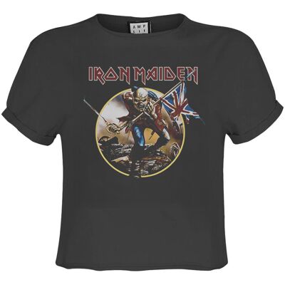 Koszulka Krótka Amplified Iron Maiden Trooper Crop Top-L Koszulka Krótka Amplified Iron Maiden Trooper Crop Top-L