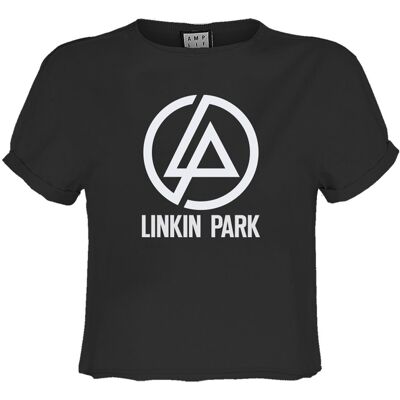 Koszulka Krótka Amplified Linkin Park Circle Logo Crop Top-S Koszulka Krótka Amplified Linkin Park Circle Logo Crop Top-S