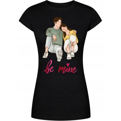 Szumila KOSZULKA NA WALENTYNKI SUPER NADRUK BE MINE PREZENT DLA DRUGIEJ POŁÓWKI 3XL Szumila KOSZULKA NA WALENTYNKI SUPER NADRUK BE MINE PREZENT DLA DRUGIEJ POŁÓWKI 3XL