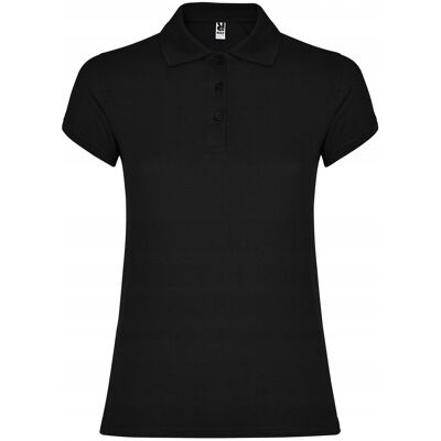 Koszulka POLO Damska Bawełna PIQUE Roly STAR 6634 CZARNA 2XL Koszulka POLO Damska Bawełna PIQUE Roly STAR 6634 CZARNA 2XL