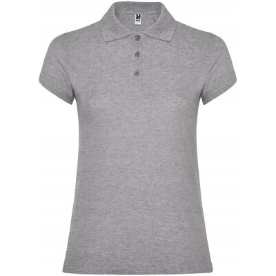 Koszulka POLO Damska Bawełna PIQUE Roly STAR 6634 SZARY Heather S Koszulka POLO Damska Bawełna PIQUE Roly STAR 6634 SZARY Heather S