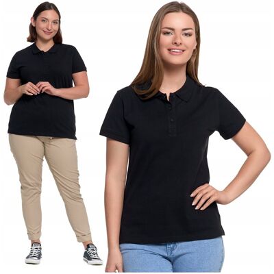 Koszulka Polo Damska Klasyczna Polówka z Kołnierzykiem Bawełniana MORAJ XL Koszulka Polo Damska Klasyczna Polówka z Kołnierzykiem Bawełniana MORAJ XL