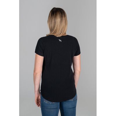 Inny producent Koszulka premium bawełna a'la Supima figura kolumna czarna 3XL / Czarny Inny producent Koszulka premium bawełna a'la Supima figura kolumna czarna 3XL / Czarny