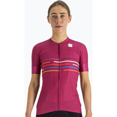 Koszulka kolarska Vélodrome W SS od Sportful - Lekka, Oddychająca, Nowoczesny Krój Koszulka kolarska Vélodrome W SS od Sportful - Lekka, Oddychająca, Nowoczesny Krój