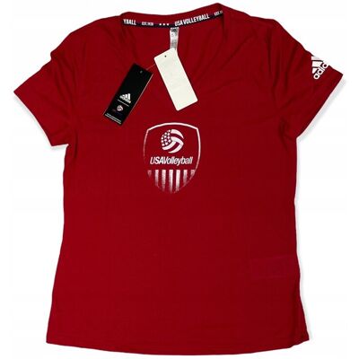 Koszulka t-shirt damski ADIDAS logo VOLLEYBALL XS Koszulka t-shirt damski ADIDAS logo VOLLEYBALL XS