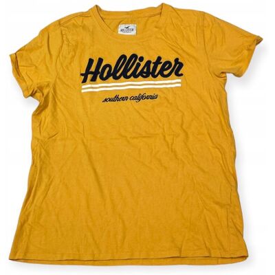 inna (Inny) Koszulka T-shirt damski żółty logo Hollister L inna (Inny) Koszulka T-shirt damski żółty logo Hollister L