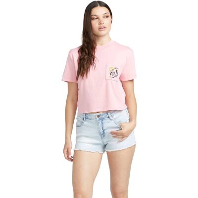 Koszulka Volcom POCKET DIAL TEE - GUAVA - S Koszulka Volcom POCKET DIAL TEE - GUAVA - S