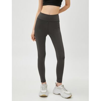 Inny producent KOTON GŁADKIE SZARE LEGGINSY SPORTOWE Z WYSOKIM STANEM L 7CA Inny producent KOTON GŁADKIE SZARE LEGGINSY SPORTOWE Z WYSOKIM STANEM L 7CA