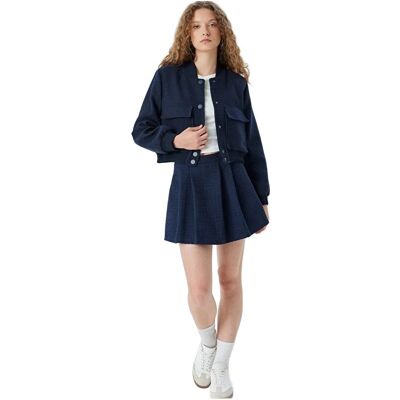 Inny producent KOTON KRÓTKA GRANATOWA KURTKA BOMBER Z KIESZENIAMI 34 5FA Inny producent KOTON KRÓTKA GRANATOWA KURTKA BOMBER Z KIESZENIAMI 34 5FA