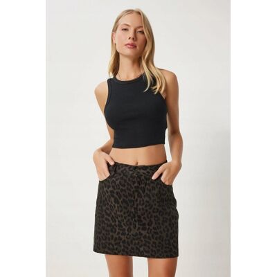 Inny producent KRÓTKA SPÓDNICA DAMSKA W PANTERKĘ PROSTA MINI 38 5GA* Inny producent KRÓTKA SPÓDNICA DAMSKA W PANTERKĘ PROSTA MINI 38 5GA*