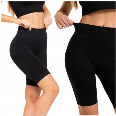 Krótkie LEGGINSY DAMSKIE Kolarki Bezszwowe Push-Up Wysoki Stan MORAJ XL Krótkie LEGGINSY DAMSKIE Kolarki Bezszwowe Push-Up Wysoki Stan MORAJ XL