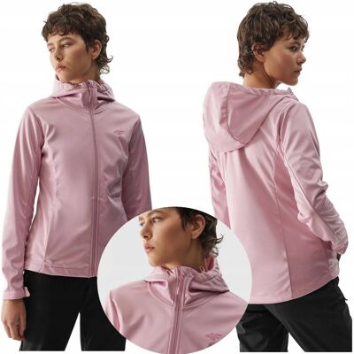 Inny producent Kurtka 4F damska SOFTSHELL z kapturem trekkingowa różowa NEODRY 5000 S Inny producent Kurtka 4F damska SOFTSHELL z kapturem trekkingowa różowa NEODRY 5000 S
