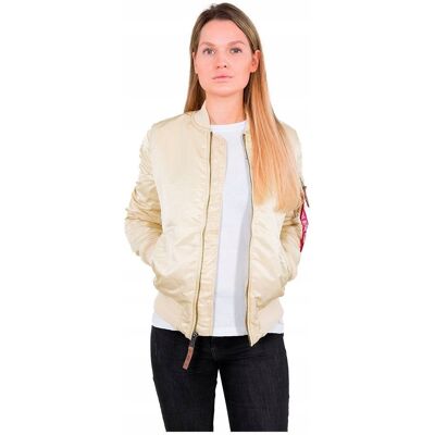 Kurtka Alpha Industries MA-1 VF 59 WMN, beżowa damska 133009-28 XS Kurtka Alpha Industries MA-1 VF 59 WMN, beżowa damska 133009-28 XS