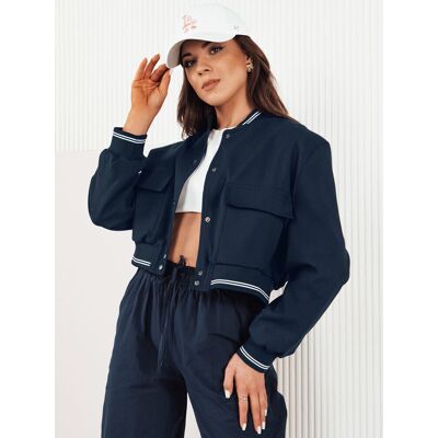 Inny producent Kurtka bomberka damska CHOMP granatowa Dstreet TY4296-L Inny producent Kurtka bomberka damska CHOMP granatowa Dstreet TY4296-L