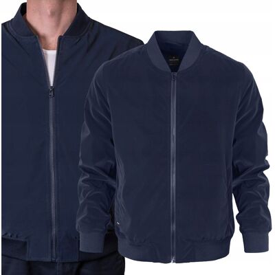 KURTKA BOMBERKA męska przejściowa bez kaptura SWAN GRANATOWA 3XL Pako Jeans KURTKA BOMBERKA męska przejściowa bez kaptura SWAN GRANATOWA 3XL Pako Jeans