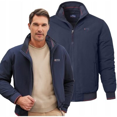 KURTKA BOMBERKA Męska Zimowa bez Kaptura Ciepła DIUM GRANAT XL Pako Jeans KURTKA BOMBERKA Męska Zimowa bez Kaptura Ciepła DIUM GRANAT XL Pako Jeans