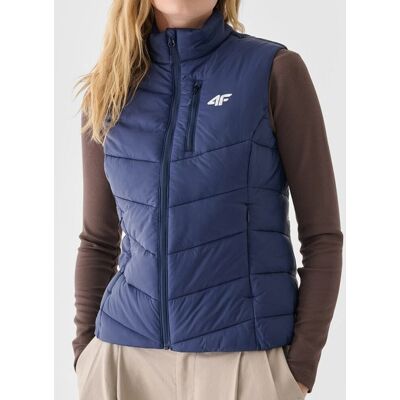 Kurtka Damska 4F Sportowa Kamizelka Granatowa 4FSSS24TDJAF491 M Granatowy Kurtka Damska 4F Sportowa Kamizelka Granatowa 4FSSS24TDJAF491 M Granatowy