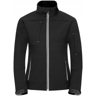 Russell Kurtka damska Bionic Softshell bez kaptura Czarny r. XL Russell Kurtka damska Bionic Softshell bez kaptura Czarny r. XL