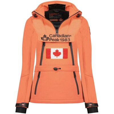 Salomon Kurtka damska Canadian Peak Toka trekkingowa softshell pomarańczowy-XXL Salomon Kurtka damska Canadian Peak Toka trekkingowa softshell pomarańczowy-XXL