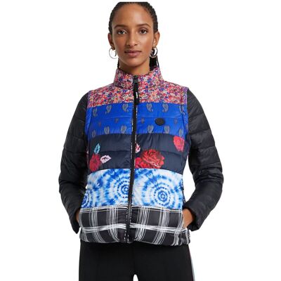 Kurtka damska Desigual Copenhagen przejściowa czarna bezrękawnik-XS Kurtka damska Desigual Copenhagen przejściowa czarna bezrękawnik-XS