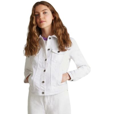 Kurtka damska EDC by Esprit katana biała jeansowa klasyczna-XS Kurtka damska EDC by Esprit katana biała jeansowa klasyczna-XS