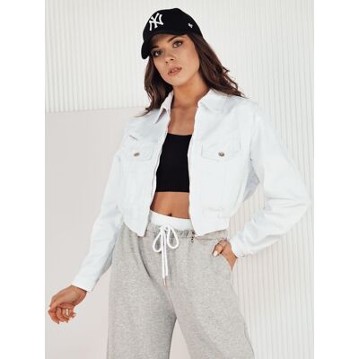 Inny producent Kurtka damska jeansowa BLIRNA biała Dstreet TY4165-XL Inny producent Kurtka damska jeansowa BLIRNA biała Dstreet TY4165-XL