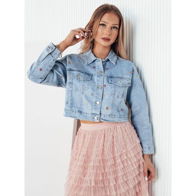 Inny producent Kurtka damska jeansowa FINSEI niebieska Dstreet TY4166-XL Inny producent Kurtka damska jeansowa FINSEI niebieska Dstreet TY4166-XL