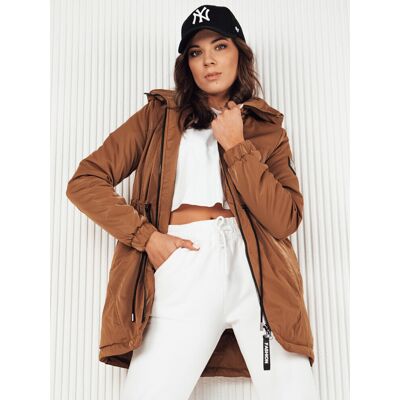 Inny producent Kurtka damska parka HENRY kamelowa Dstreet TY4105-XXL Inny producent Kurtka damska parka HENRY kamelowa Dstreet TY4105-XXL