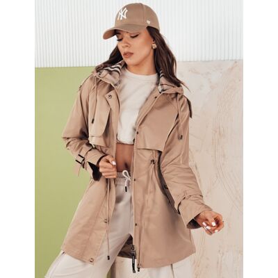 Inny producent Kurtka damska parka MOZA beżowa Dstreet TY4283-M Inny producent Kurtka damska parka MOZA beżowa Dstreet TY4283-M