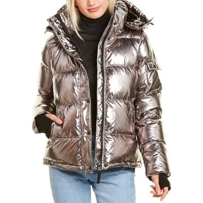 inna (Inny) Kurtka damska puchowa S13/NYC New York Quilted Down-Fill Puffer Metallic L inna (Inny) Kurtka damska puchowa S13/NYC New York Quilted Down-Fill Puffer Metallic L