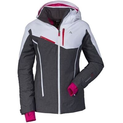 SCHOEFFEL Kurtka damska SCHOFFEL MARSEILLE1 biały/szary - 40 SCHOEFFEL Kurtka damska SCHOFFEL MARSEILLE1 biały/szary - 40