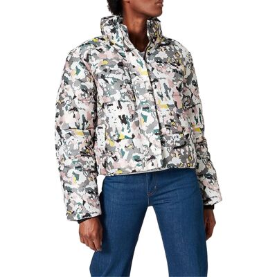 Superdry Kurtka damska Superdary Jacquard Puffer zimowa puchowa moro-XL Superdry Kurtka damska Superdary Jacquard Puffer zimowa puchowa moro-XL