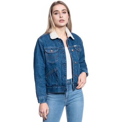 Kurtka Damska Wrangler Sherpa Friends Jacke Pebble Sand W432Mcx2A-S Kurtka Damska Wrangler Sherpa Friends Jacke Pebble Sand W432Mcx2A-S