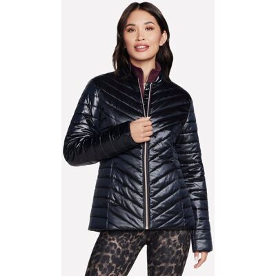 Kurtka Damskie Skechers Goshield Shine Jacket Czarne XS Kurtka Damskie Skechers Goshield Shine Jacket Czarne XS